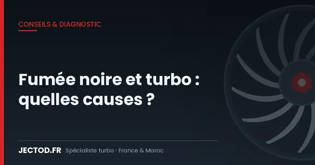 Fumée noire et turbo : quelles causes et comment diagnostiquer ?